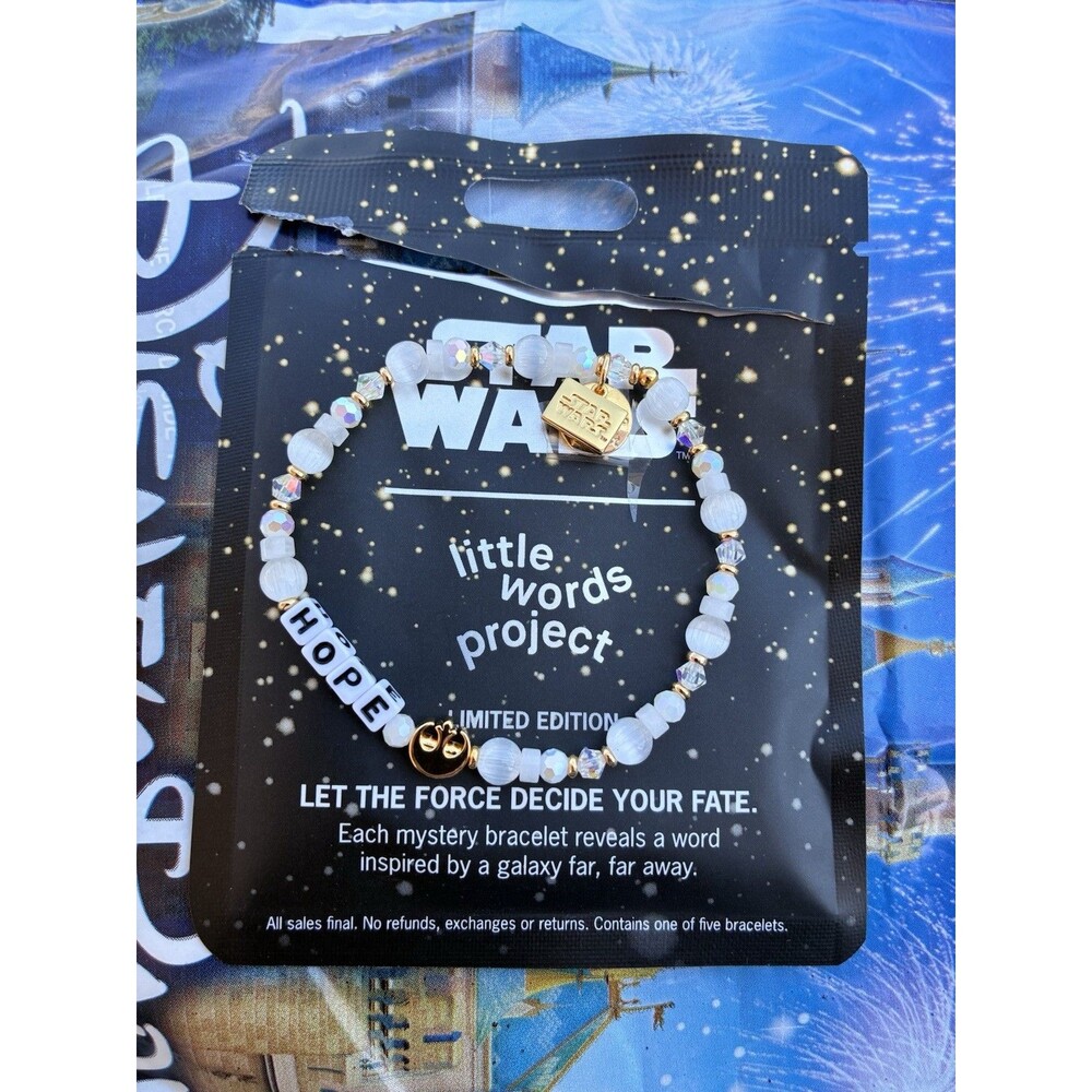 Disney Star Wars Little Words Project HOPE Mystery bracelet Limited Edition!